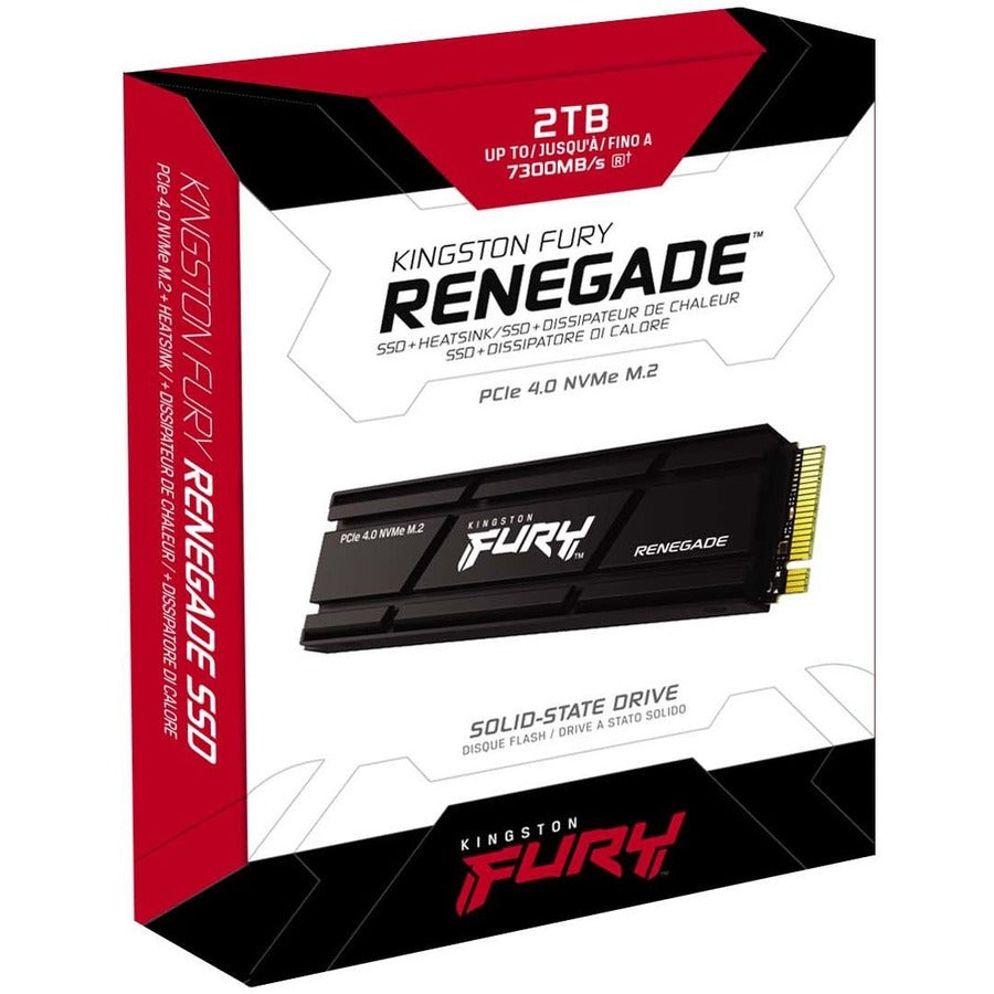 Kingston FURY Renegade 2TB NVMe M.2 SSD - PCIe 4.0 x4 Internal Drive for Gaming and High-Performance PCs