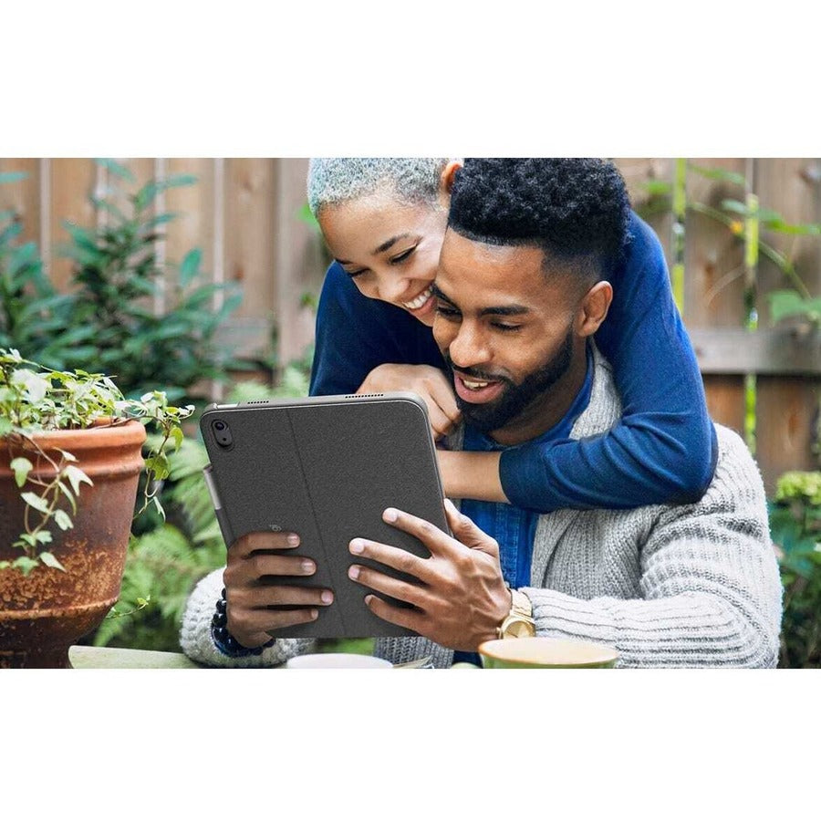 Logitech Combo Touch Keyboard and Cover Case for 10.9-inch iPad (10th Gen & A16) – Oxford Gray
