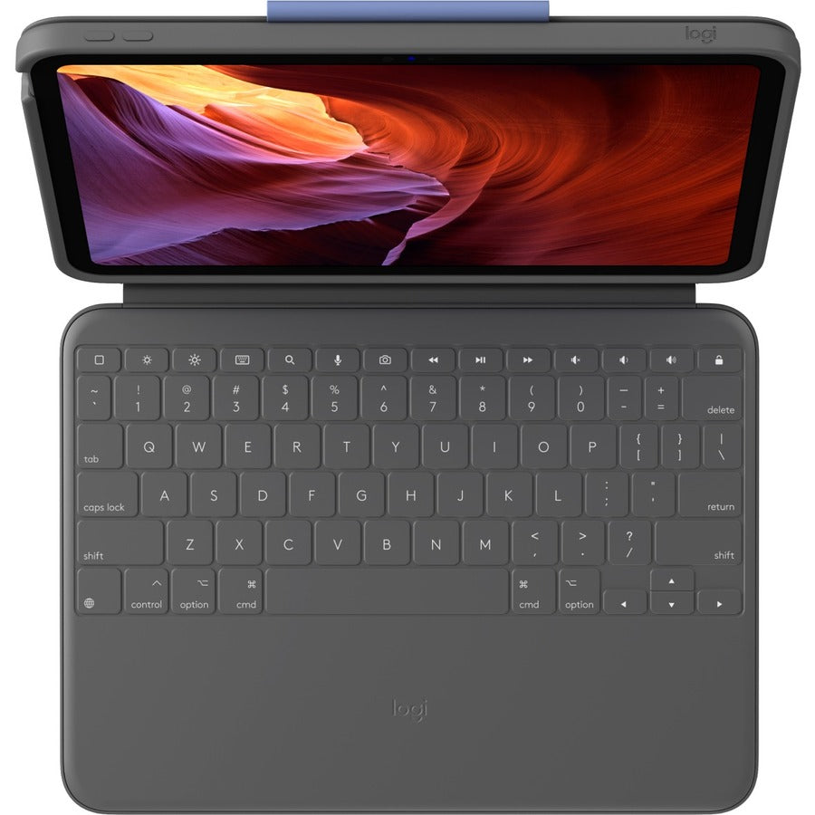 Logitech Rugged Folio Keyboard Case for iPad (10th Gen & A16) – Graphite