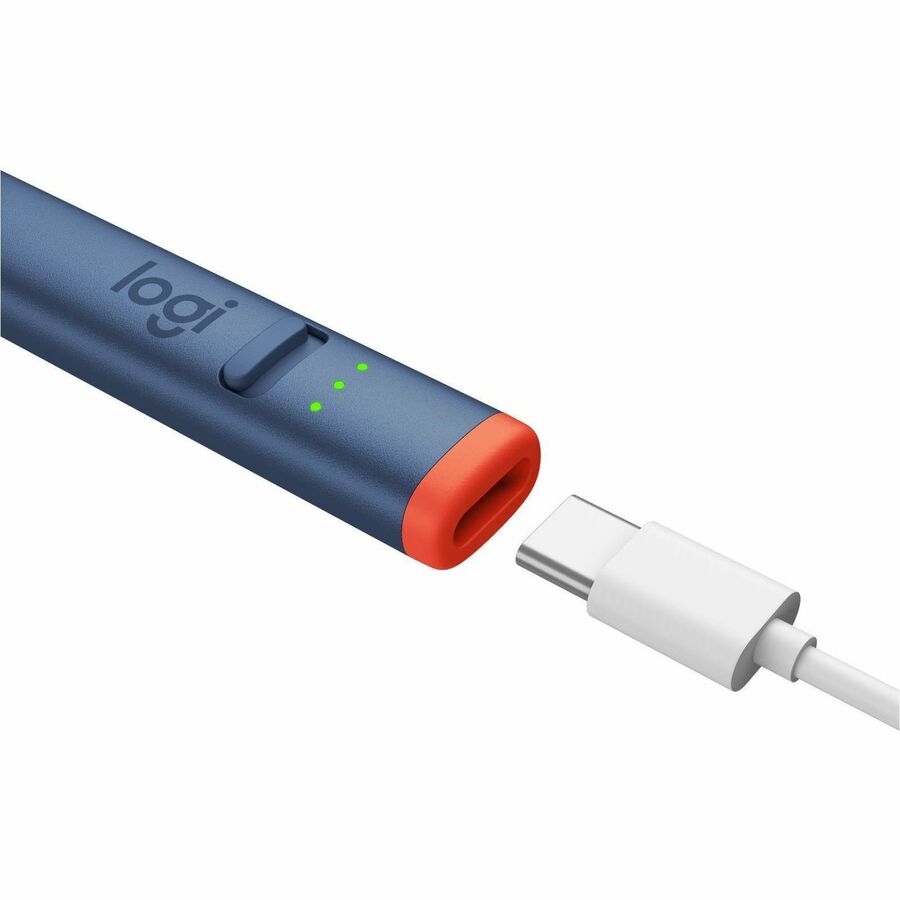 Logitech Crayon Digital Pencil for iPad with Apple Pencil Technology - Blue