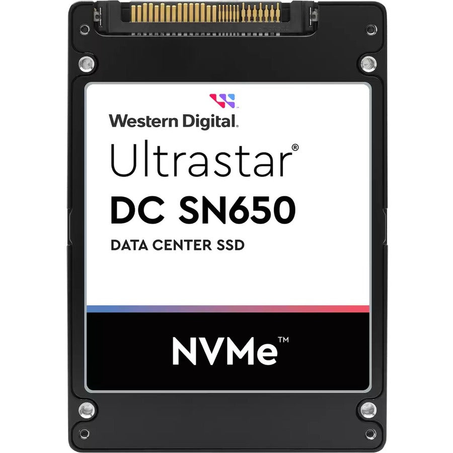 Western Digital DC SN650 7.68TB NVMe PCIe 4.0 SSD for Data Center and Cloud Storage