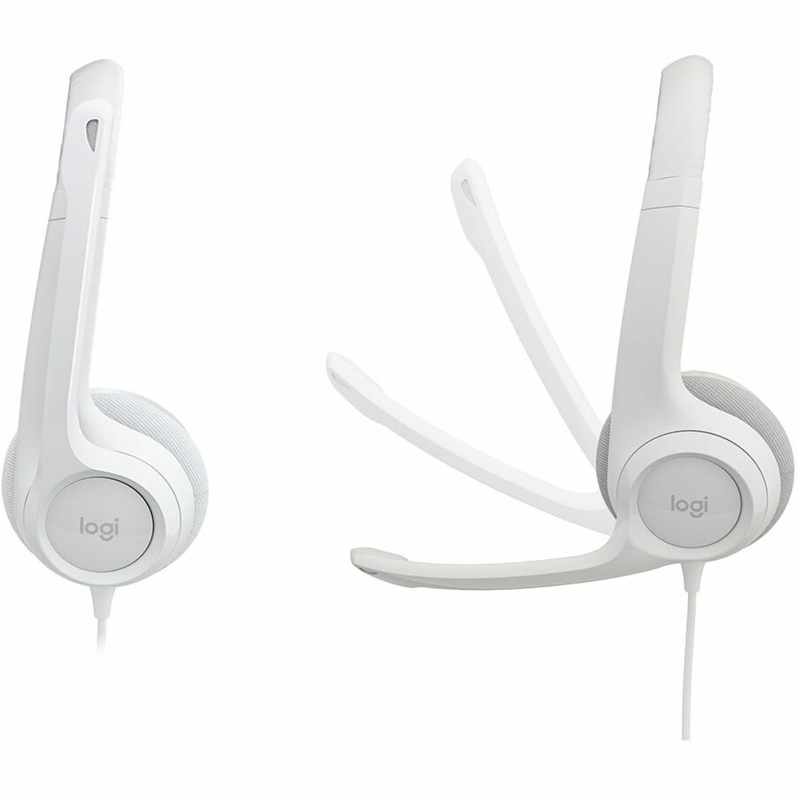 Logitech H390 USB-A Computer Headset with Noise-Canceling Microphone and Stereo Sound