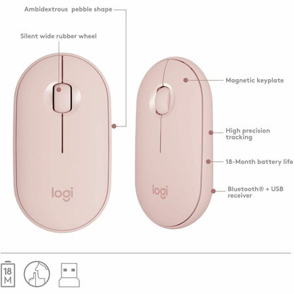 Logitech MK470 Slim Combo Wireless Keyboard & Mouse Set - Compact, Quiet, and Modern Design