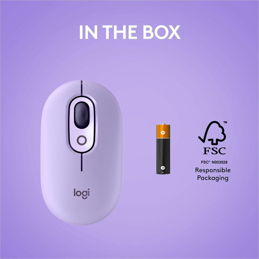 Logitech POP Mouse Cosmos - Wireless Bluetooth Mouse with Customizable Emojis and SilentTouch Technology