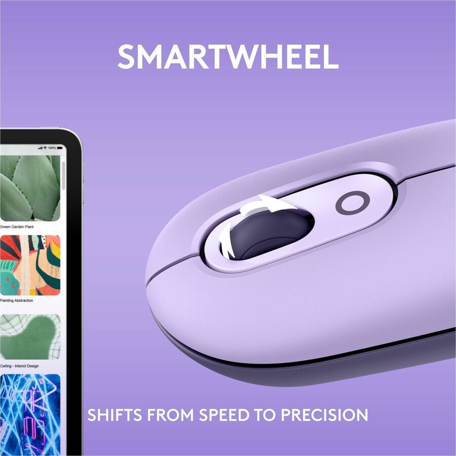Logitech POP Mouse Cosmos - Wireless Bluetooth Mouse with Customizable Emojis and SilentTouch Technology
