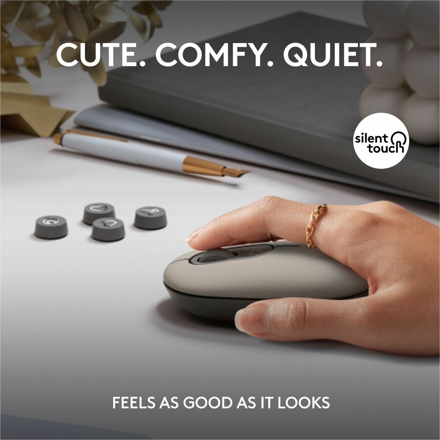 Logitech POP Wireless Mouse with Customizable Emojis - Mist