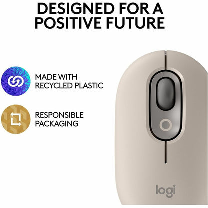 Logitech POP Wireless Mouse with Customizable Emojis - Mist