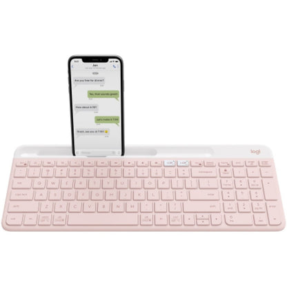Logitech K585 Slim Multi-Device Wireless Keyboard – Rose