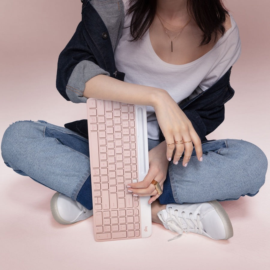 Logitech K585 Slim Multi-Device Wireless Keyboard – Rose