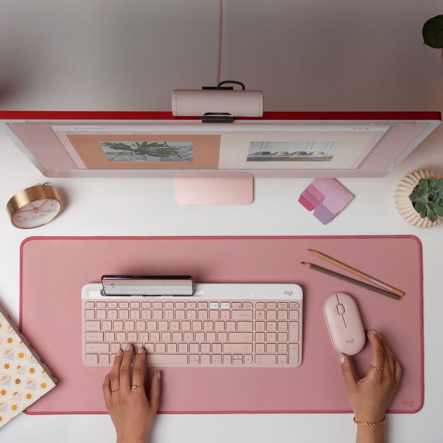 Logitech K585 Slim Multi-Device Wireless Keyboard – Rose