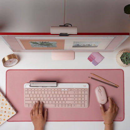 Logitech K585 Slim Multi-Device Wireless Keyboard – Rose