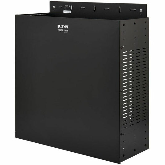 Eaton Tripp Lite Series SmartRack 4U Low-Profile Vented Wall-Mount Enclosure, Black