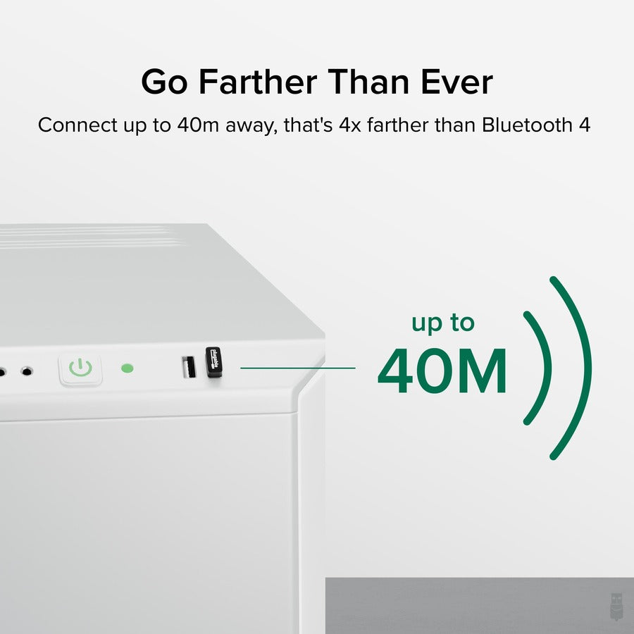 Plugable USB Bluetooth 5.0 Adapter for PC - Wireless Bluetooth Classic & Low Energy Dongle with Extended Range and Faster Data Transfer