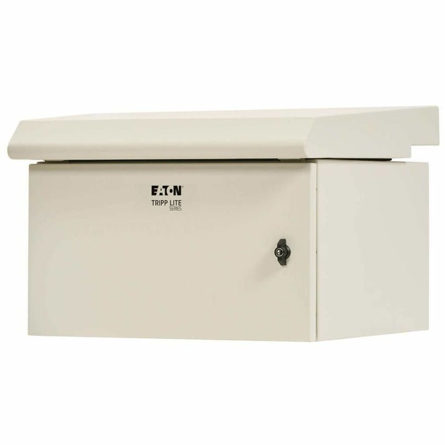 Eaton Tripp Lite Series SmartRack SRN3RG6UDP Industrial Wall-Mount Enclosure with Locking Door and Internal Fans, 6U, Gray