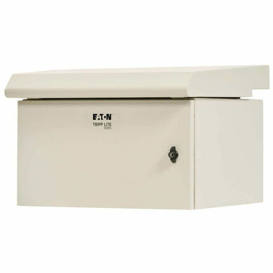Eaton Tripp Lite Series SmartRack SRN3RG6UDP Industrial Wall-Mount Enclosure with Locking Door and Internal Fans, 6U, Gray
