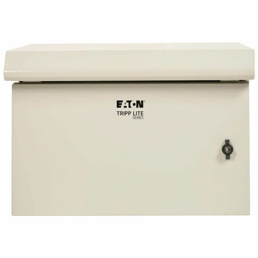 Eaton Tripp Lite Series SmartRack SRN3RG6UDP Industrial Wall-Mount Enclosure with Locking Door and Internal Fans, 6U, Gray
