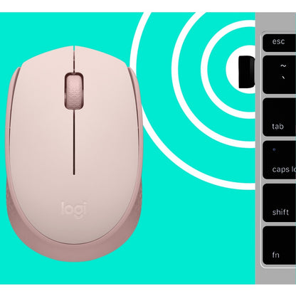 Logitech M170 Wireless Mouse with 10-Meter Range and Ambidextrous Design