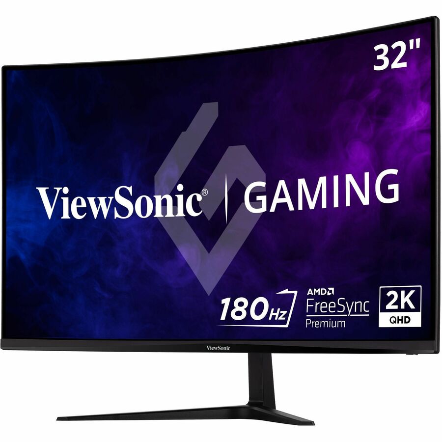 ViewSonic OMNI VX3218C-2K 32-inch Curved QHD Gaming Monitor with 180Hz Refresh Rate and FreeSync Premium