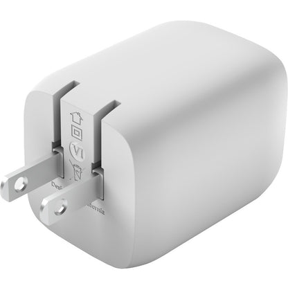 Belkin BoostCharge Pro 65W Dual USB-C GaN Wall Charger with PPS and USB-C to USB-C Cable