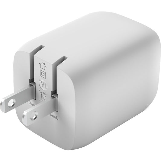 Belkin BoostCharge Pro 65W Dual USB-C GaN Wall Charger with PPS and USB-C to USB-C Cable