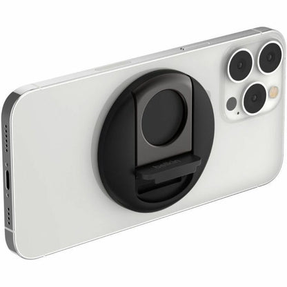 Belkin iPhone Mount with MagSafe for Mac Notebooks – Secure, Rotatable Desk Mount for iPhone (Black)