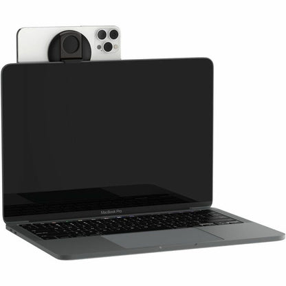Belkin iPhone Mount with MagSafe for Mac Notebooks – Secure, Rotatable Desk Mount for iPhone (Black)