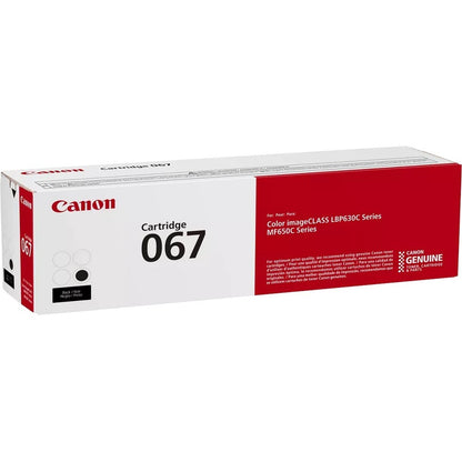 Canon 067 Original Standard Yield Laser Toner Cartridge – Black for Canon imageCLASS Printers
