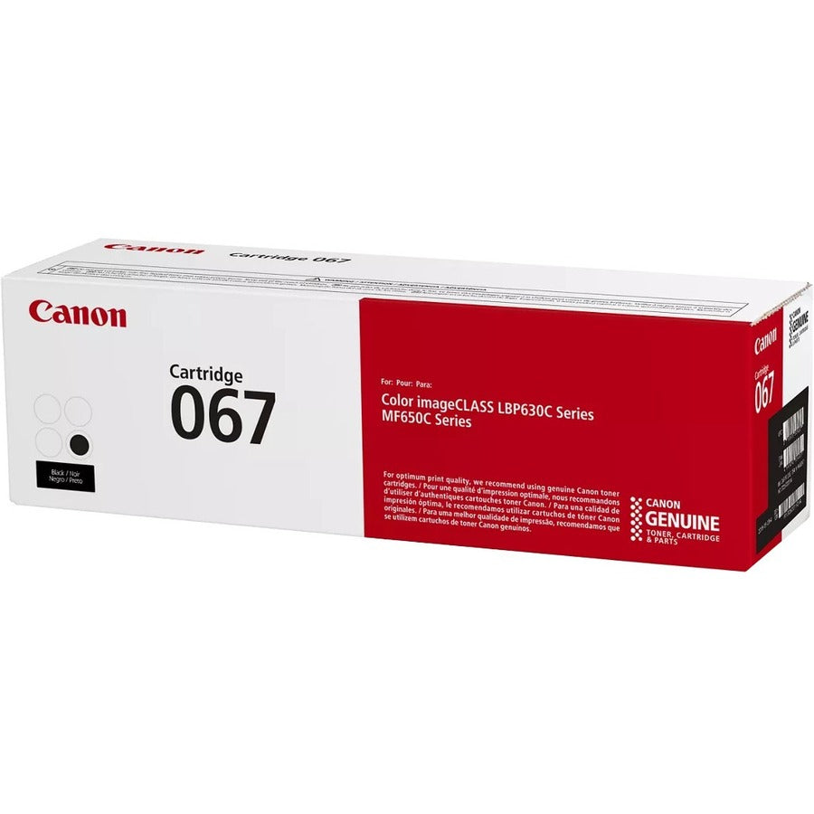Canon 067 Original Standard Yield Laser Toner Cartridge – Black for Canon imageCLASS Printers