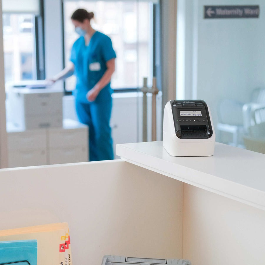 Brother QL-820NWBC Ultra Flexible Label Printer with Bluetooth, Ethernet, and Wireless Connectivity