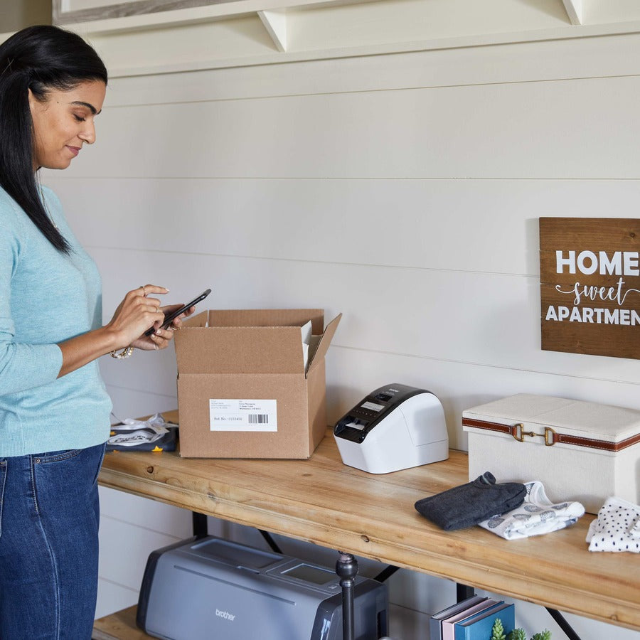 Brother QL-820NWBC Ultra Flexible Label Printer with Bluetooth, Ethernet, and Wireless Connectivity