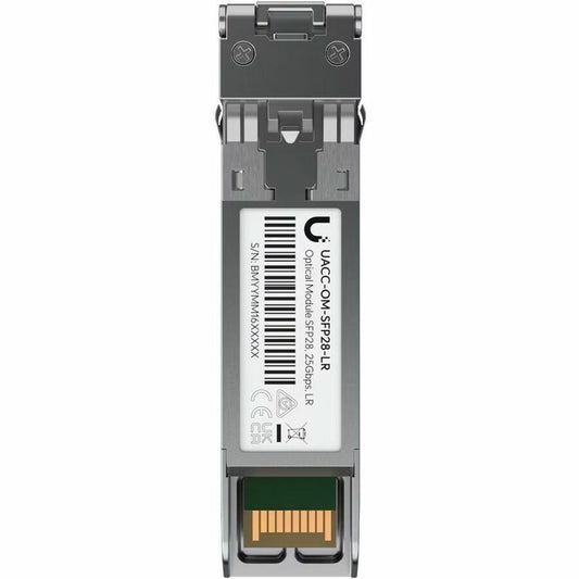 Ubiquiti Inc. 25 Gbps Single-Mode Optical Module UACC-OM-SFP28-LR for Long-Range Data Networking