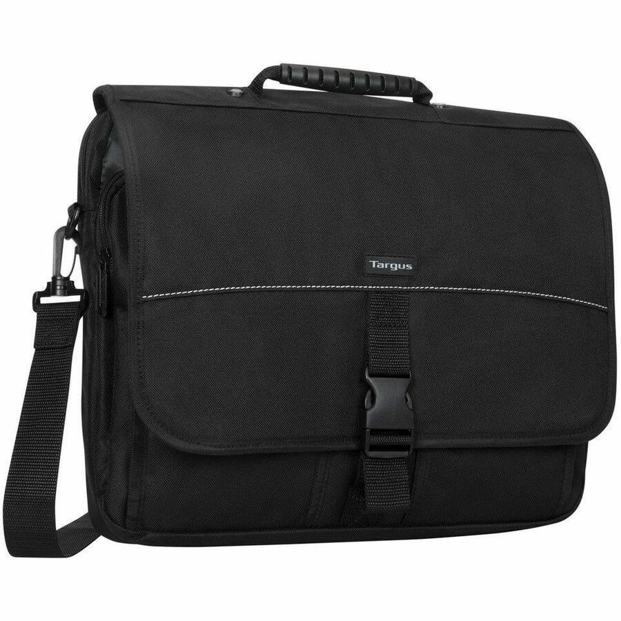 Targus TCM004US 15.6-Inch Messenger Laptop Case with Padded Compartment and Multiple Organizer Sections