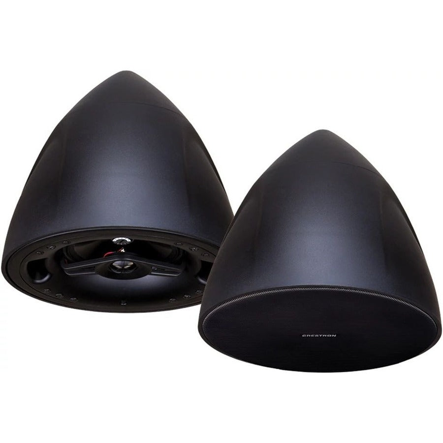 Crestron Saros PD6T-B-T-EACH 6.5-Inch 2-Way Outdoor Pendant Speaker, Black Textured
