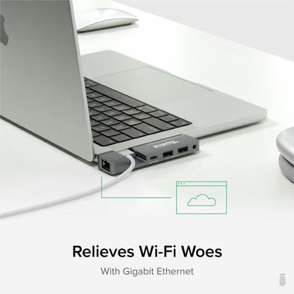 Plugable 5-in-1 USB-C Hub for MacBook Pro 14/16 and MacBook Air M2 – Expand Your Ports with Thunderbolt 4 and USB4 Compatibility