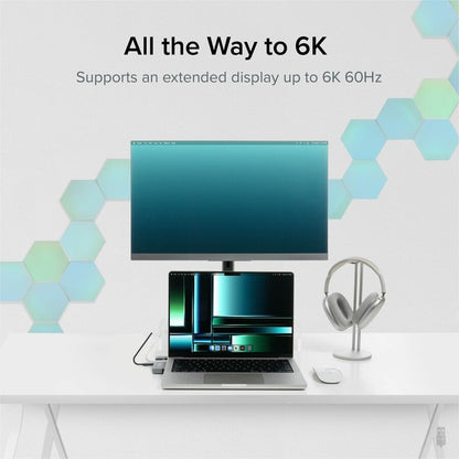 Plugable 5-in-1 USB-C Hub for MacBook Pro 14/16 and MacBook Air M2 – Expand Your Ports with Thunderbolt 4 and USB4 Compatibility