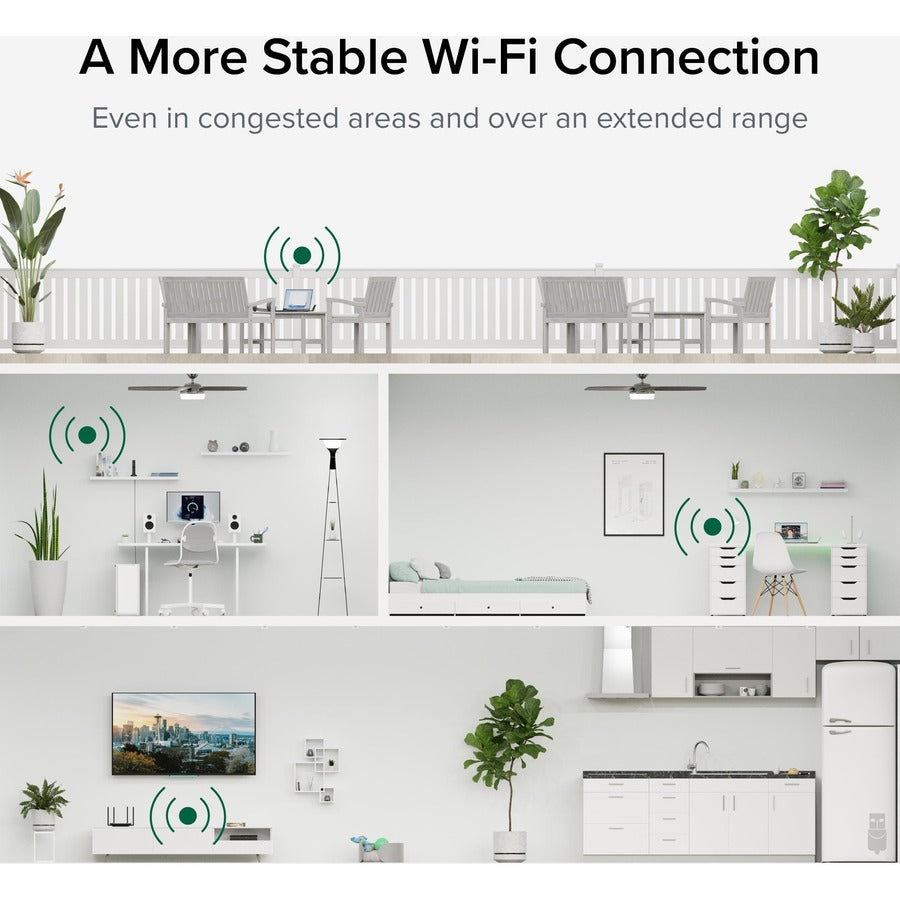 Plugable WiFi 6 USB Adapter for Desktop and Laptops - AX1800 Dual Band Wi-Fi 6 (USB-WIFIAX)