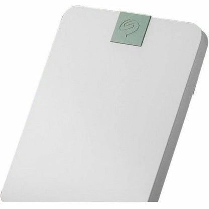 Seagate Ultra Touch STMA2000400 2TB Portable Hard Drive - Cloud White with USB-C Compatibility and Eco-Friendly Design