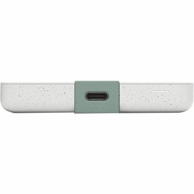 Seagate Ultra Touch STMA2000400 2TB Portable Hard Drive - Cloud White with USB-C Compatibility and Eco-Friendly Design