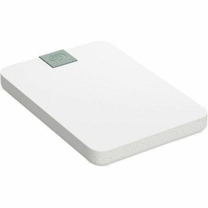 Seagate Ultra Touch STMA2000400 2TB Portable Hard Drive - Cloud White with USB-C Compatibility and Eco-Friendly Design