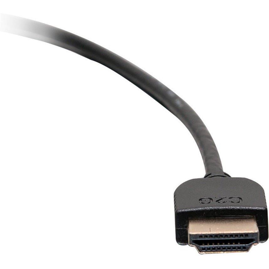 C2G 6ft Plus Series Slim Flexible HDMI Cable with Low Profile Connectors (2 Pack) - Supports 4K 60Hz and HDMI 2.0 Features