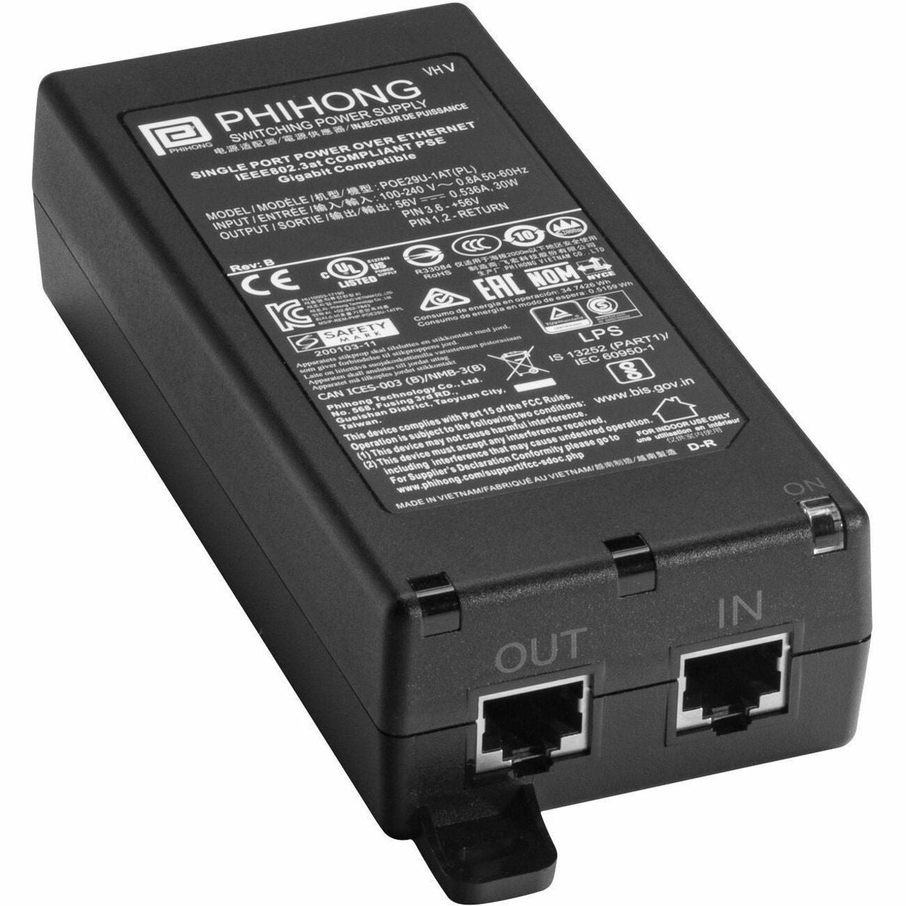 Ericsson CradlePoint PoE Injector 170877-001 - 30W Power Supply for W1850 Series 5G Adapter