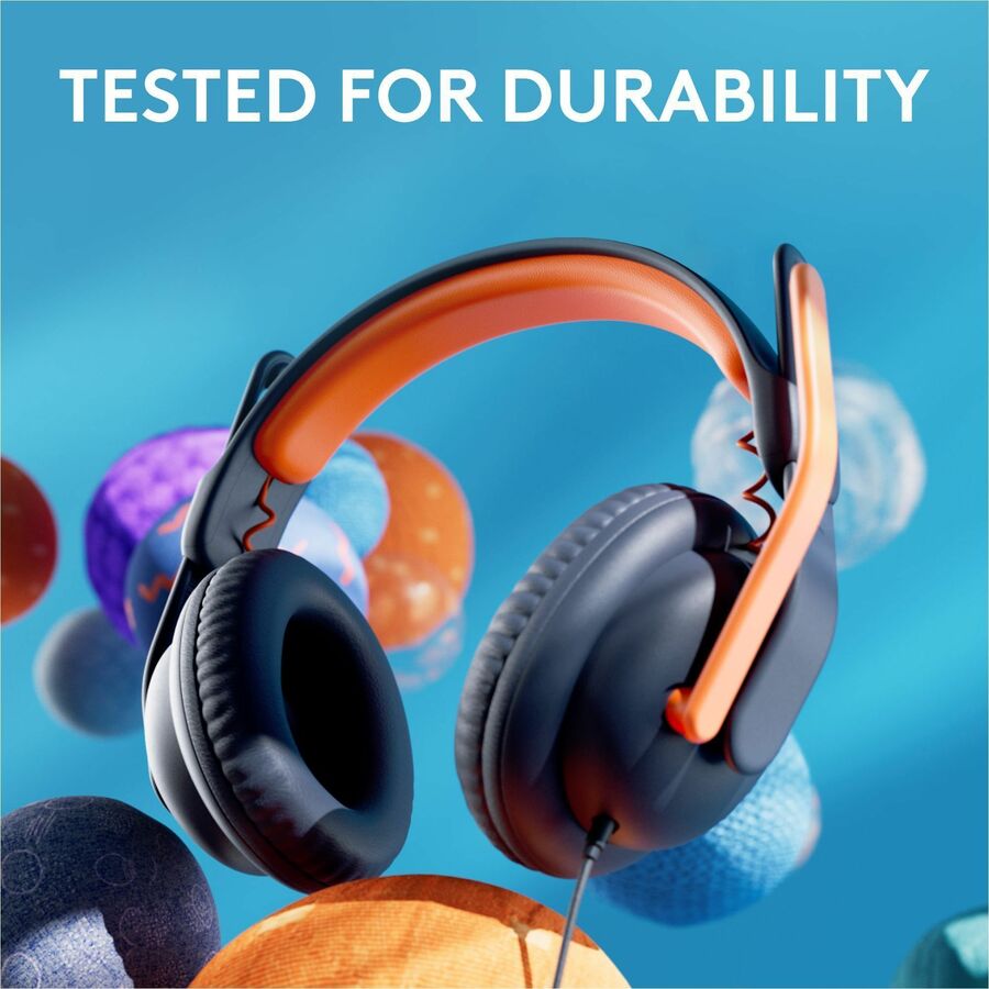 Logitech Zone Learn Wired Headset with Microphone for Students, Comfortable Fit for Classroom Use