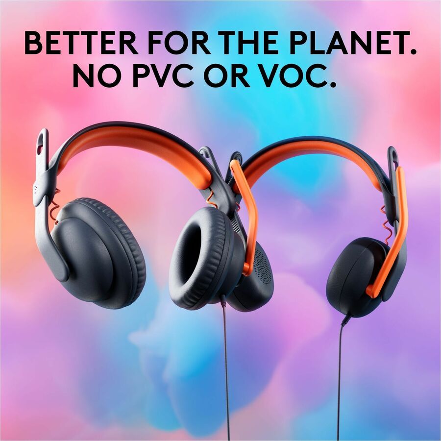 Logitech Zone Learn Wired Headset with Microphone for Students, Comfortable Fit for Classroom Use