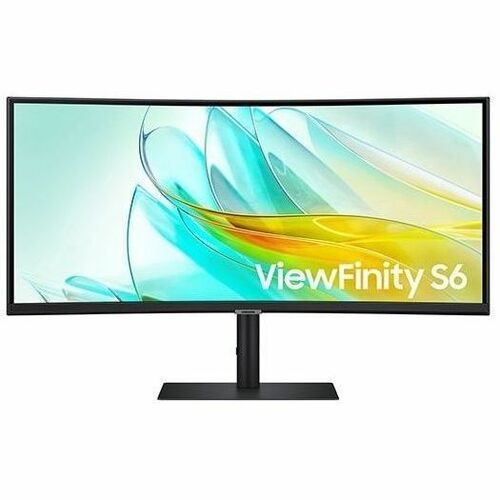 Samsung ViewFinity S6 S34C654UAN 34-inch Curved UW-QHD LCD Monitor with KVM Switch and HDR10