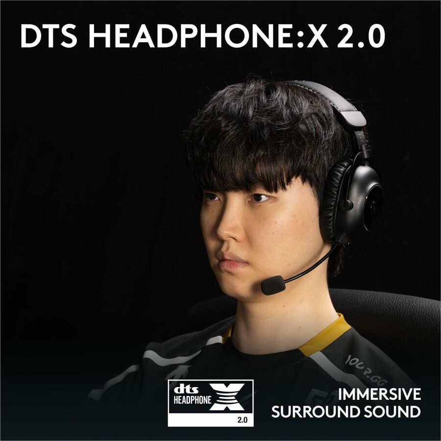 Logitech G PRO X 2 LIGHTSPEED Wireless Gaming Headset with Detachable Microphone and 50mm Graphene Drivers