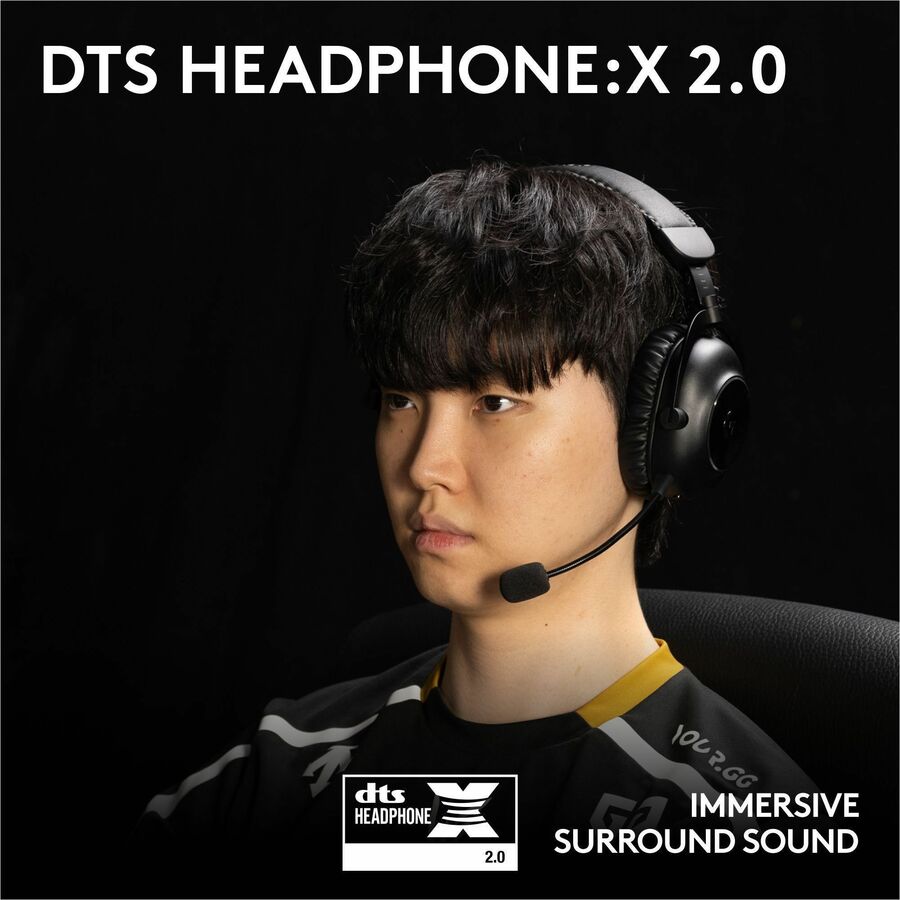 Logitech G PRO X 2 LIGHTSPEED Wireless Gaming Headset with Detachable Microphone and 50mm Graphene Drivers