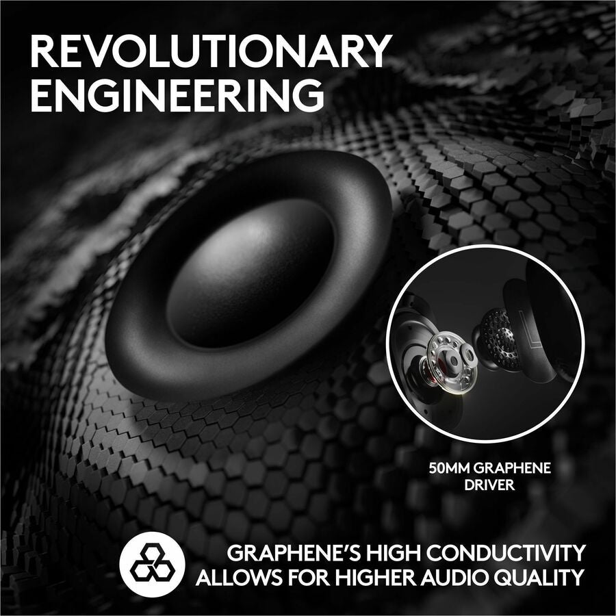 Logitech G PRO X 2 LIGHTSPEED Wireless Gaming Headset with Detachable Microphone and 50mm Graphene Drivers