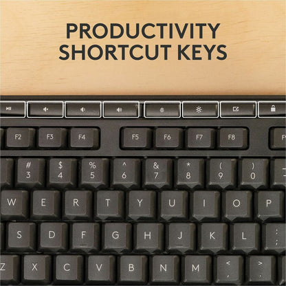 Logitech MK370 Combo for Business - Wireless Full-Size Keyboard and Silent Mouse with Logi Bolt Security
