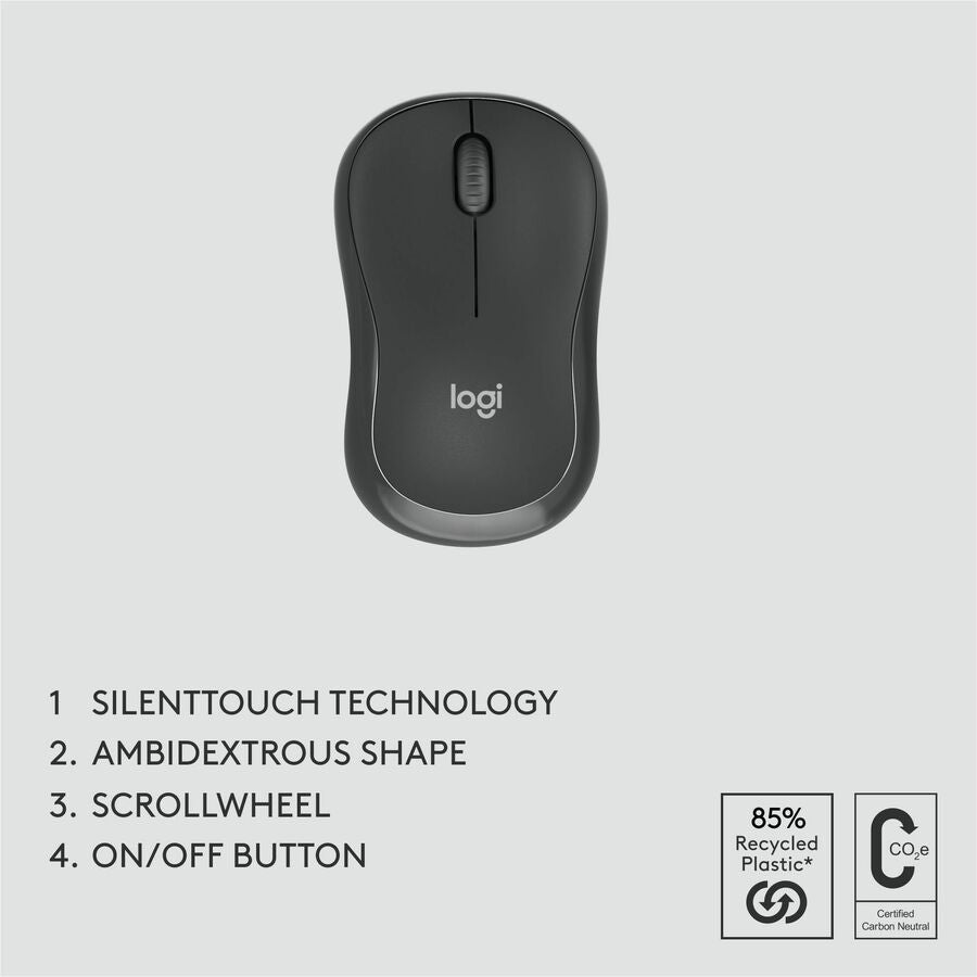 Logitech MK370 Combo for Business - Wireless Full-Size Keyboard and Silent Mouse with Logi Bolt Security