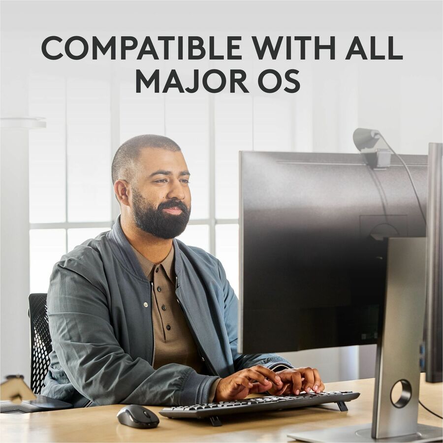 Logitech MK370 Combo for Business - Wireless Full-Size Keyboard and Silent Mouse with Logi Bolt Security